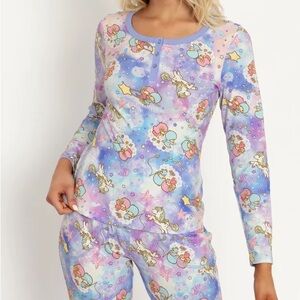 BlackMilk Sanrio So Cute I Could Fly Little Twin Stars Comfy Long Sleeve Top